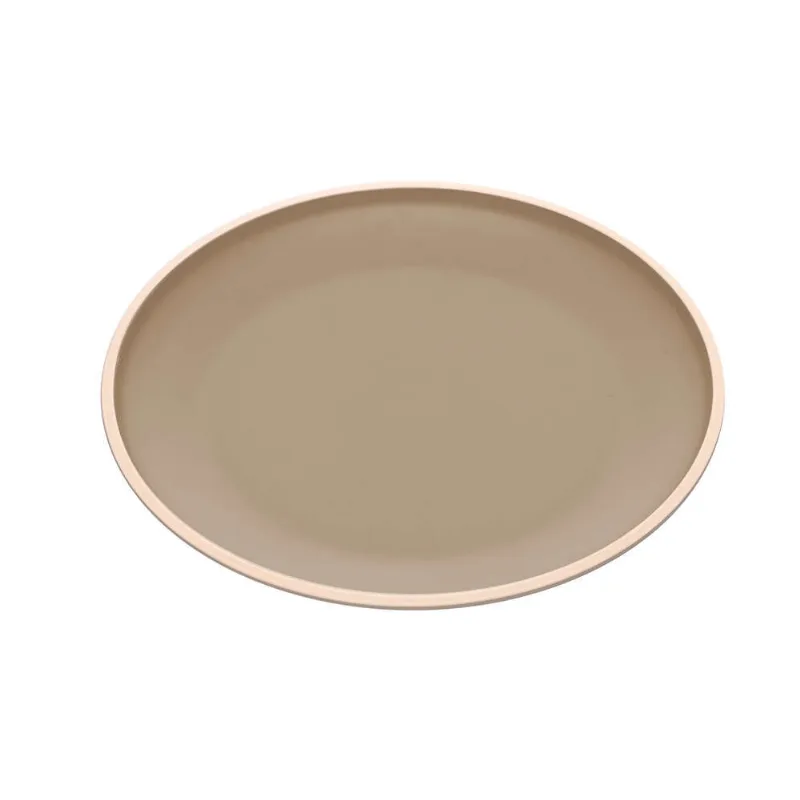 Prato de Sobremesa de Melamina Class Bege 21,5cm
