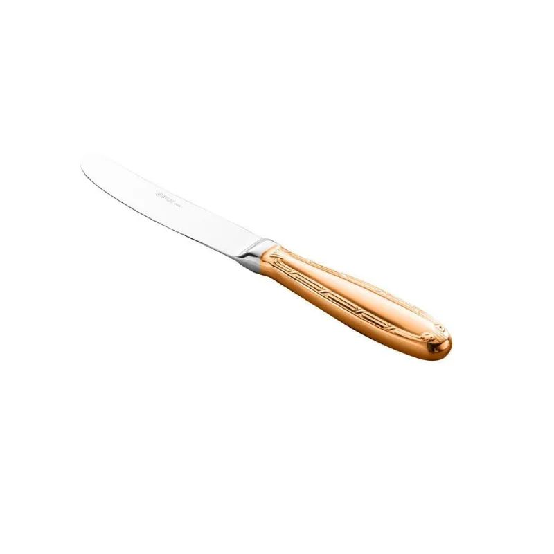 Cj 12 Facas P/Mesa De Pvd Rose Gold Croisé