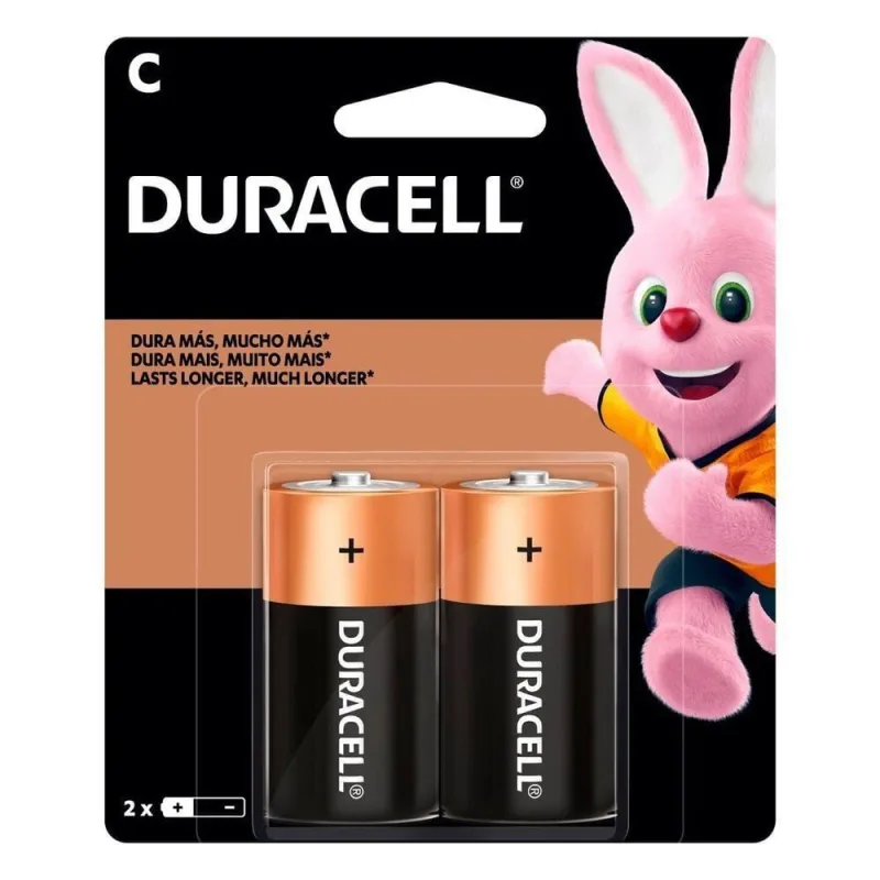 Pilha Alcalina C C-2 - Duracell - Casa E Construção