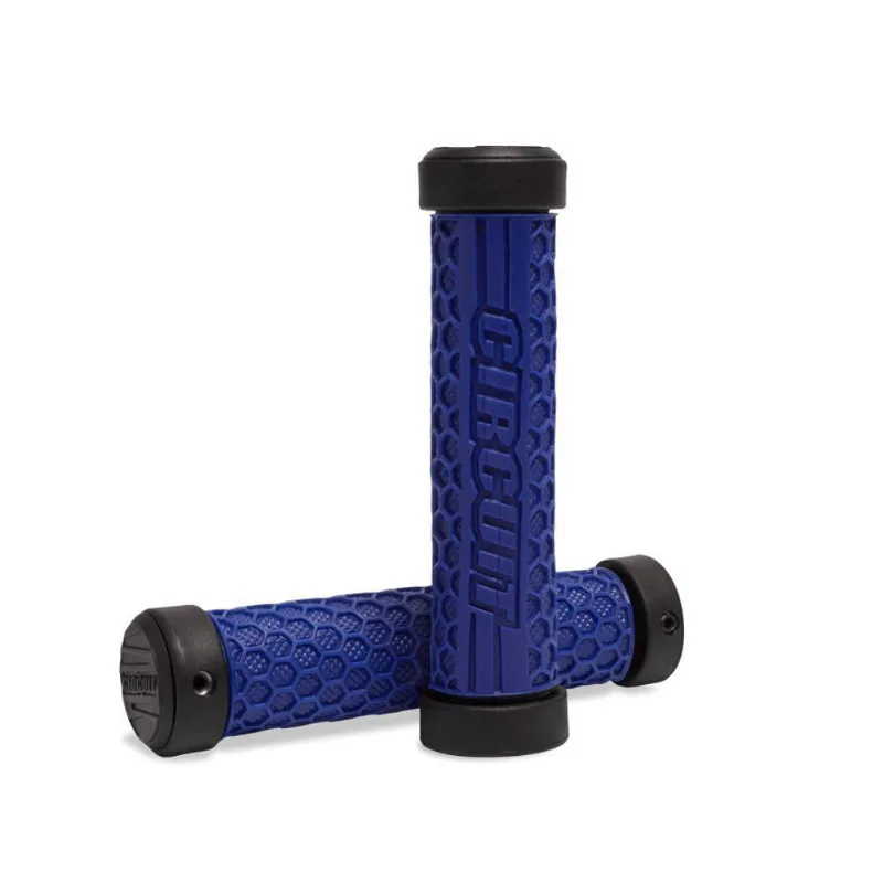 Manopla Circuit Hexagon Preto Azul