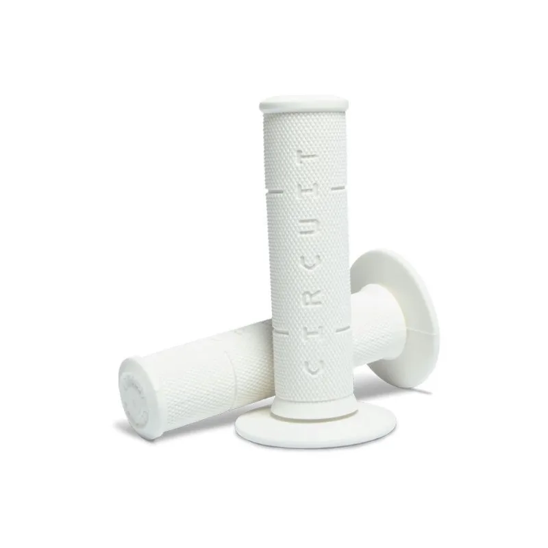 Manopla Para Motocicleta Circuit iv Branco