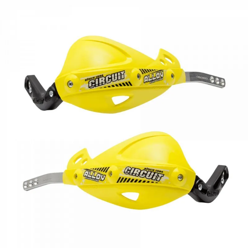 Protetor de Mão Alma com Slider para Guidão Ferro Amarelo