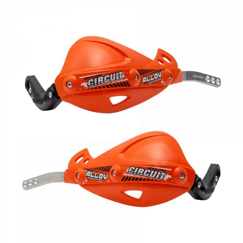 Protetor de Mão Alma com Slider Para Guidão Ferro Laranja