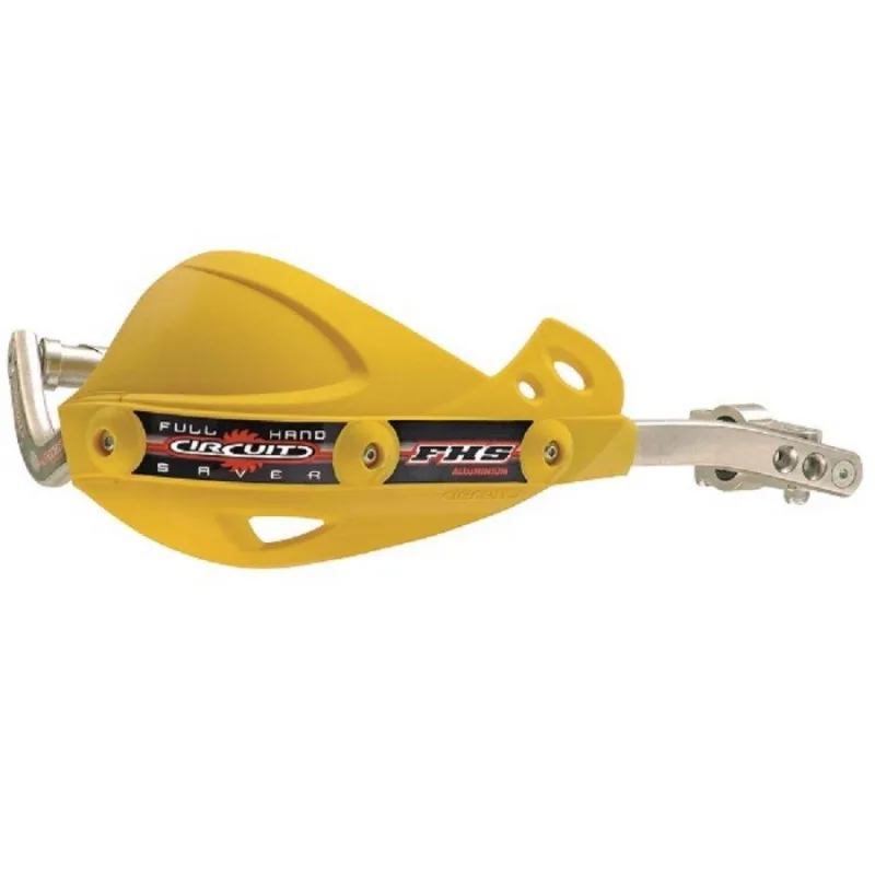Protetor de Mão Alloy Com Slider para Guidão Ferro Amarelo