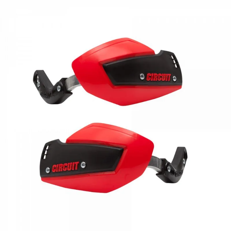 Protetor de Mão Alloy Bicomponente Short 15,8mm Vermelho