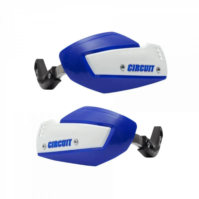 Protetor de Mão Alloy Bicomponente Short 15,8mm Azul Branco
