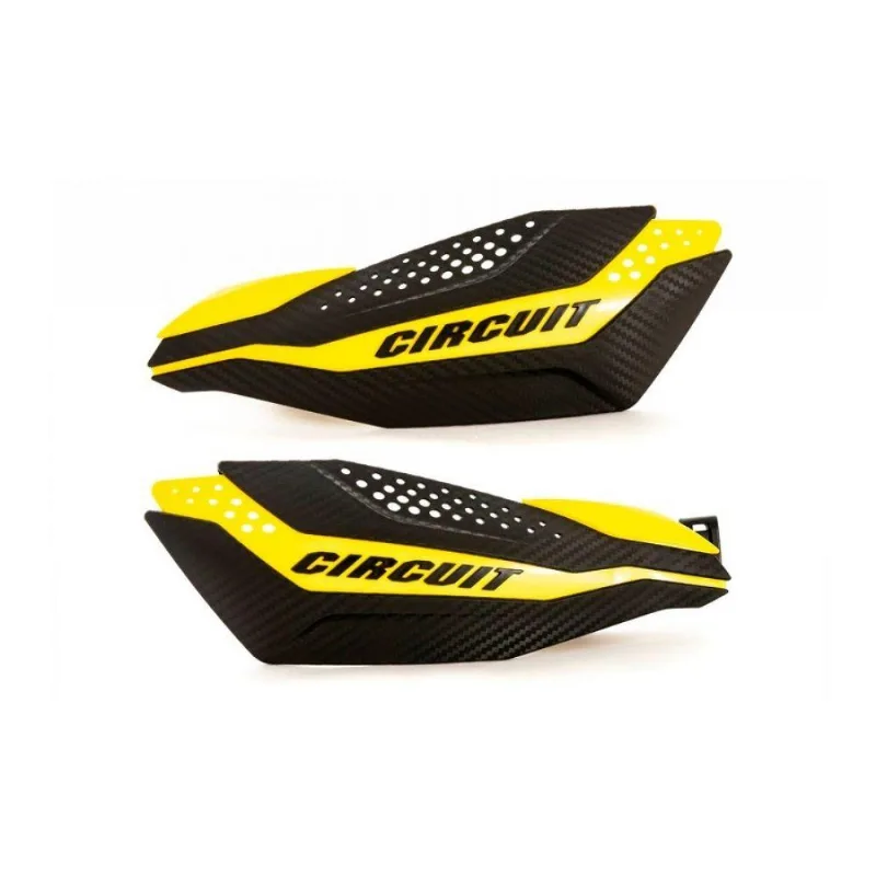 Protetor de Mão Dakar Yamaha Carbon e Amarelo