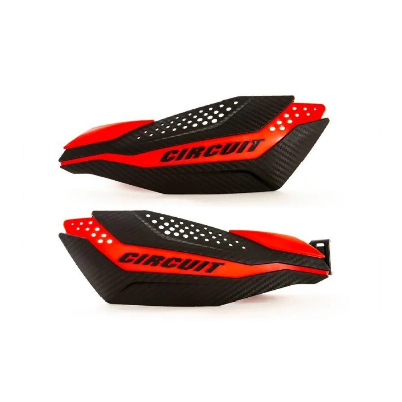 Protetor de Mão Dakar Yamaha Carbon e Vermelho