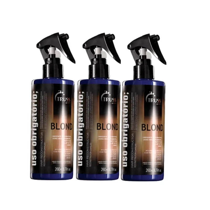 Truss uso obrigatório blond kit 3 unidades