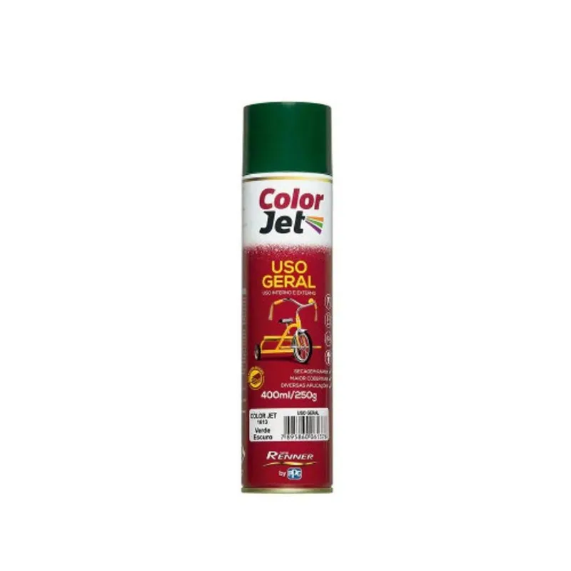 Tinta Spray Color Jet Verde Escuro 400ml Renner