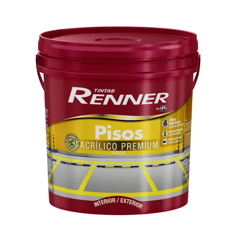 Tinta Pisos Fosco Cinza 3,6L Renner