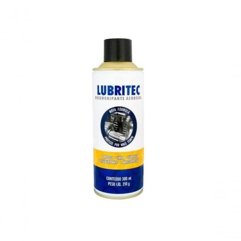 Óleo Desincrustante Lubritec Desengripante e Protetor 210G para Carros Motos Bicicletas - implastec - Agro