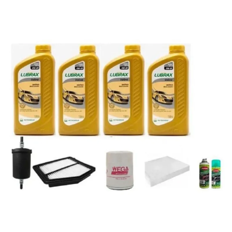 Kit Revisão Valora 0w20 Honda New Civic 16v 2013 2014 2015