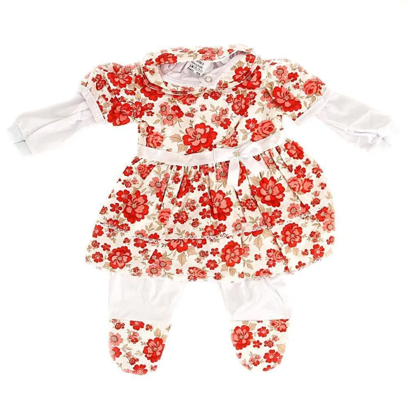Kit Saida Maternidade Bebê Reborn Mantinha 5pç Flores Branca