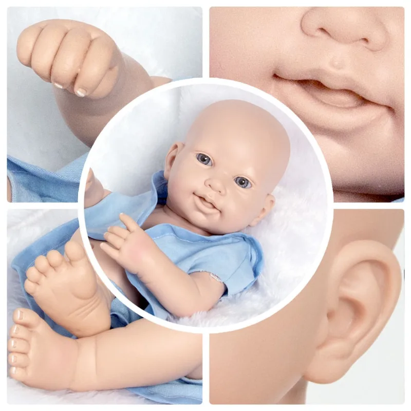 Boneco Bebê Reborn Realista Menino Silicone Pode Dar Banho