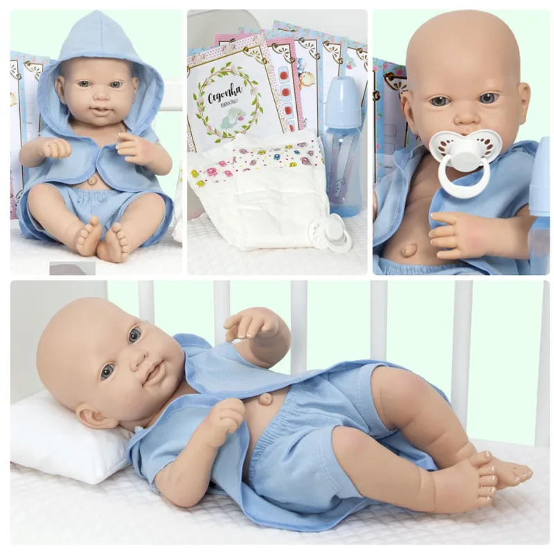 Boneco Reborn Realista Grande Corpo Vinil Siliconado