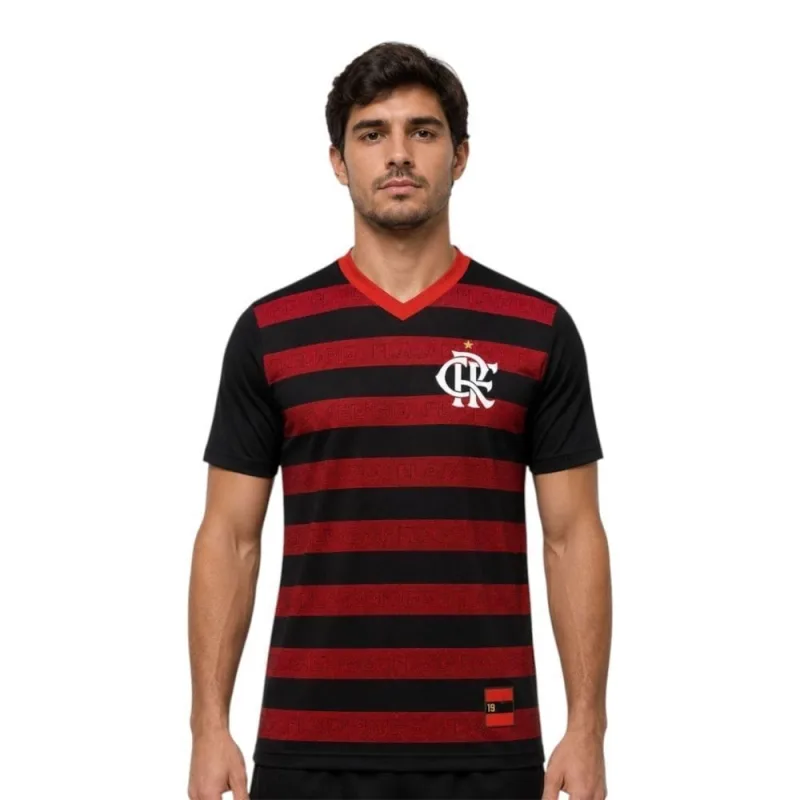 Camisa Braziline Flamengo Nineteen Masculina - Braziline - Moda
