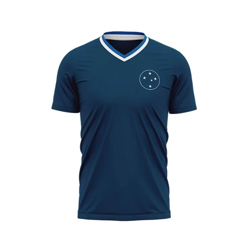 Camisa Masculina Cruzeiro Braziline Clube Marinho G (MP)