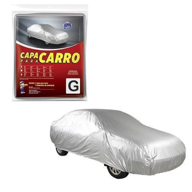 Capa De Plastico Para Carro Grande 5X1,8X1,3M