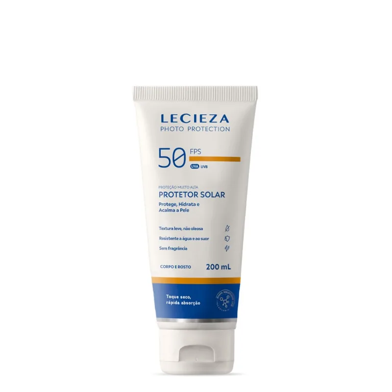 Protetor Solar Corpo e Rosto FPS50 Lecieza Photo Protection 200ml