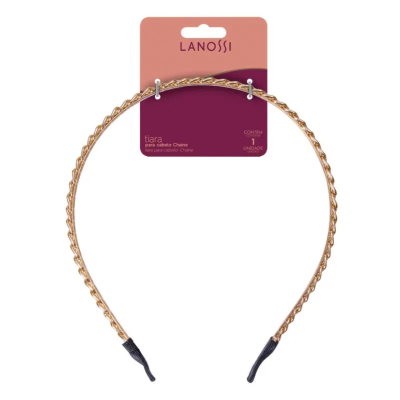 Tiara Para Cabelo Lanossi Chaine 1 Unidade