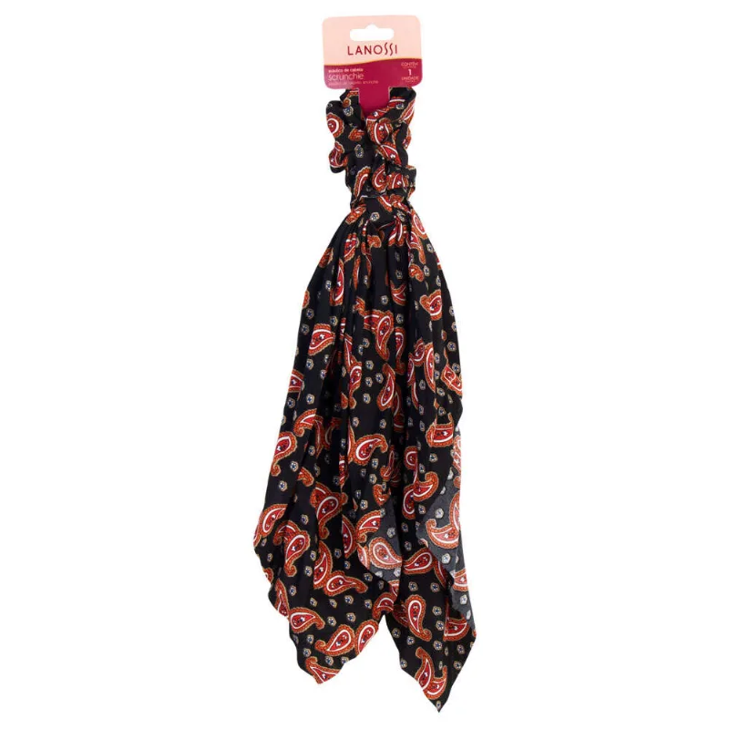Lenço Scrunchie Lanossi Paisley
