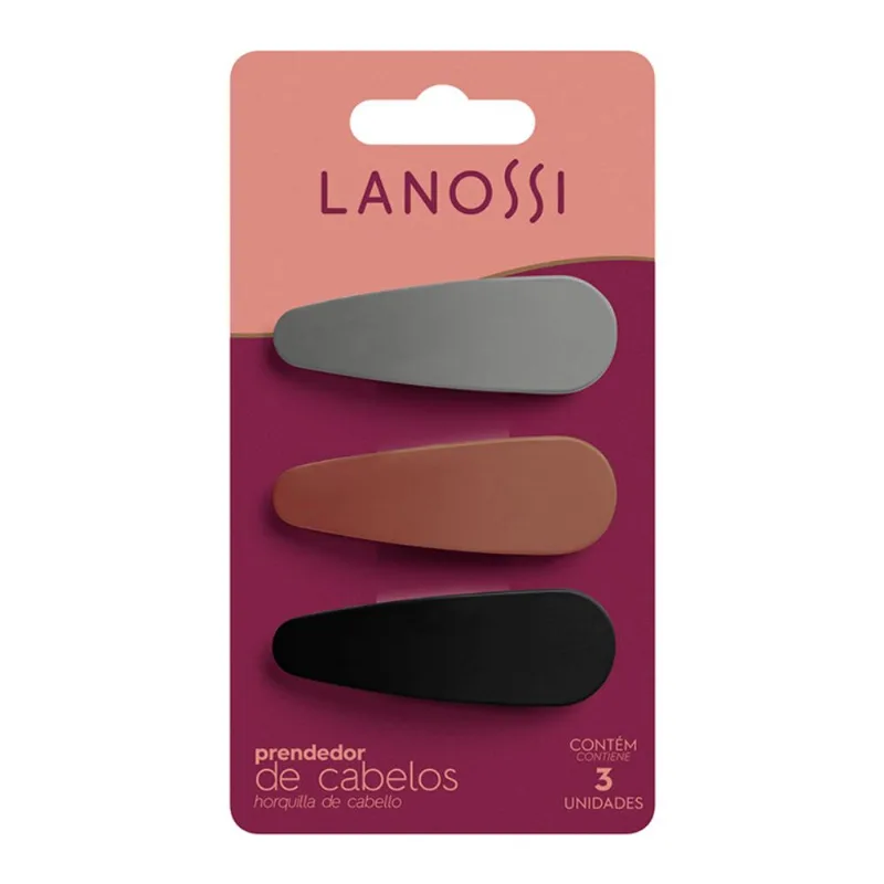 Prendedor Lanossi para Cabelo Tic Tac Stilus