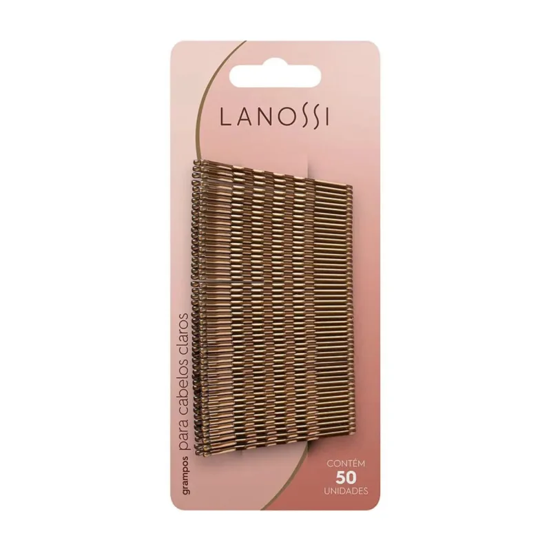 Grampo de Cabelo Lanossi N5 Loiro C/50 Unidades - Lanossi
