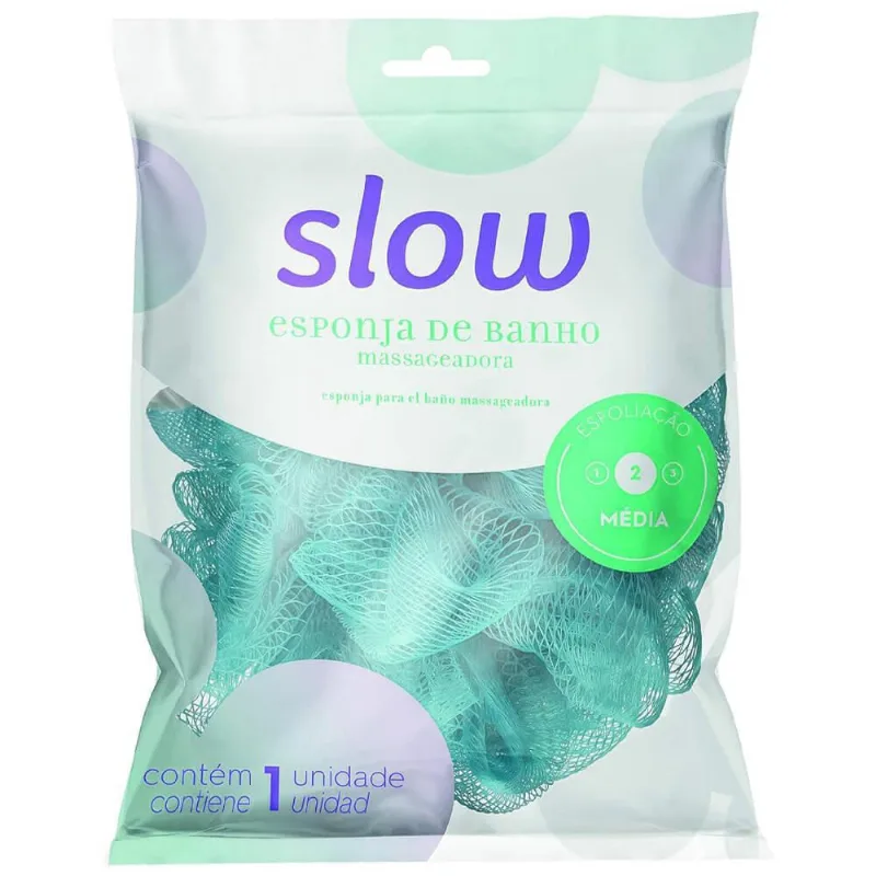 Esponja banho rede slow