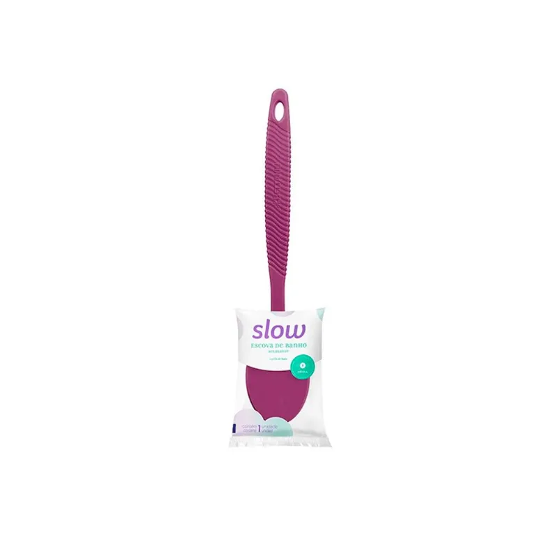 Esponja Lanossi para Banho Slow Plast Roxa un