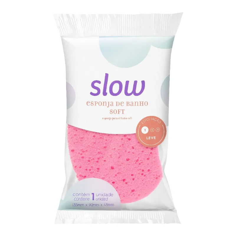 Esponja p/ Banho Slow Soft Esfoliante