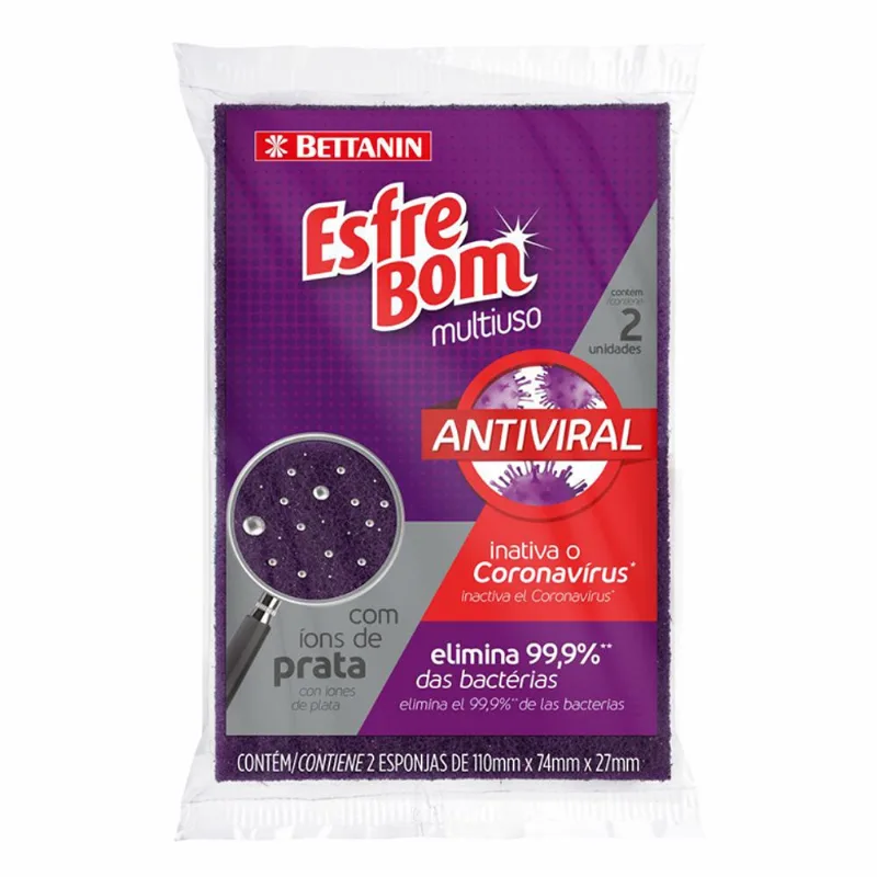 Esponja Bettanin Esfrebom Antiviral 2un