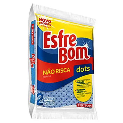 Esponja Bettanin Esfrebom Nao Risca C/2 - BETTANIN - Limpeza
