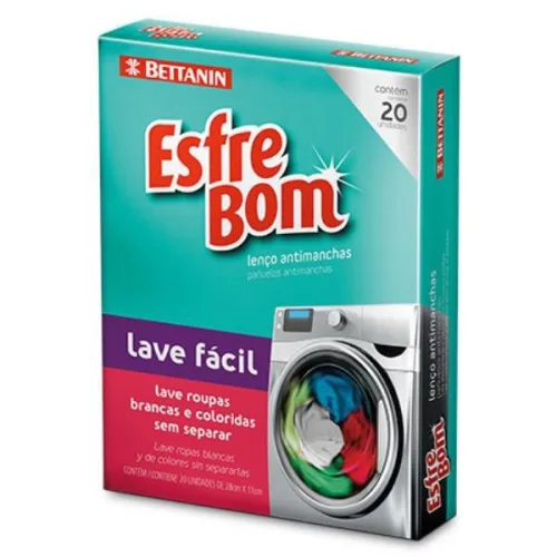 Lenco Bettanin Esfrebom Antimanchas 20u - BETTANIN - Limpeza