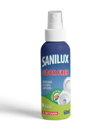 BLOQUEADOR DE ODORES SANITÁRIOS ÇÕDOR FREE FRASCO DE 60ML SANILUX SANILUX - SANILUX