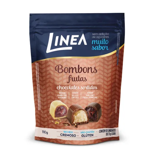 BOMBOM LINEA 110G SORTIDO FRUTAS - LINEA - Mercearia