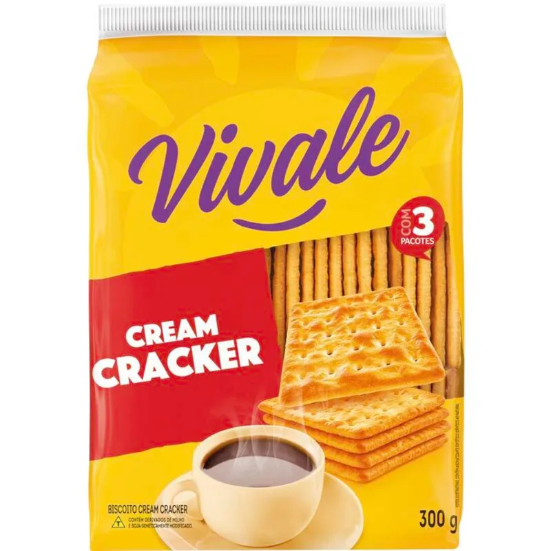 Biscoito Vivale Cream Cracker 300g
