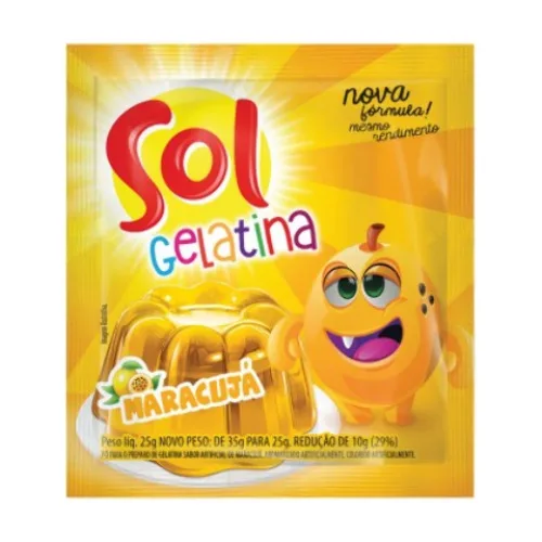 Gelatina Sol Maracuja Sch 25g - Mercearia
