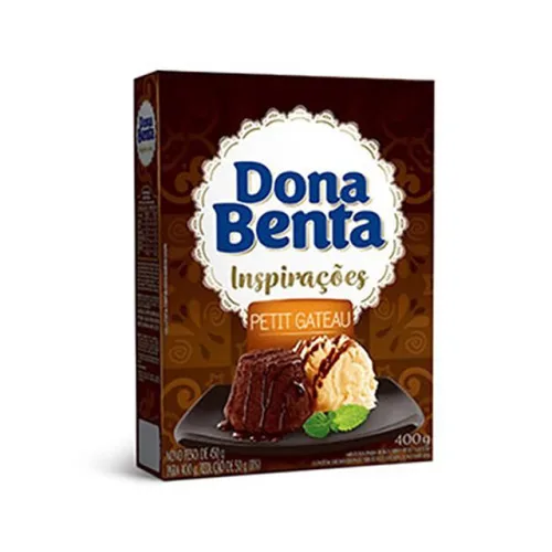 Mistura Para Bolo Petit Gâteau Dona Benta Inspirações Caixa 400g - DONA BENTA - Mercearia