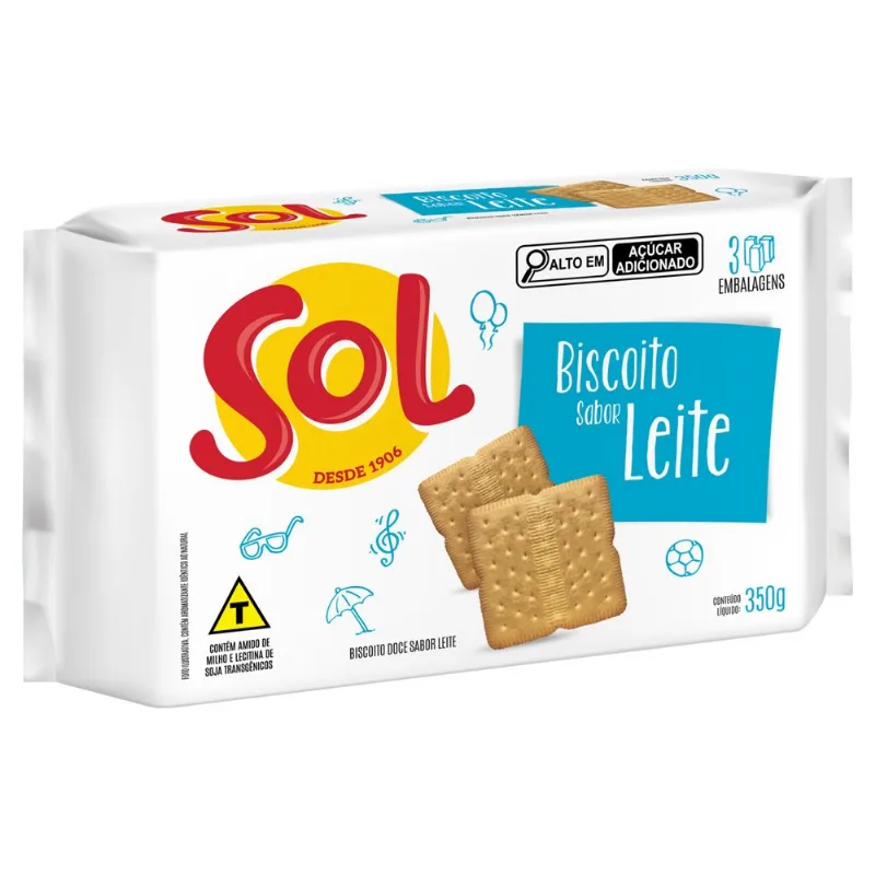 Biscoito Sol Doce de Leite 350g
