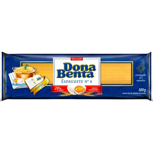 Espaguete Dona Benta Sêmola - J. MACÊDO