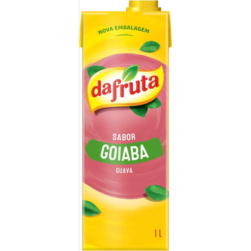 Refresco Adoçado Goiaba Dafruta Caixa 1l