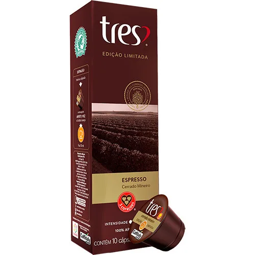 Cafe Capsula Tres Cerrado C/10 - TRÊS - Mercearia