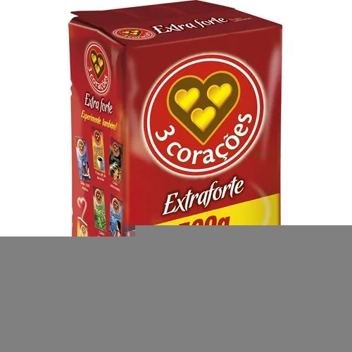 Cafe 3 Coracoes Extra Forte Torrado Moido 500g - 3 CORACOES