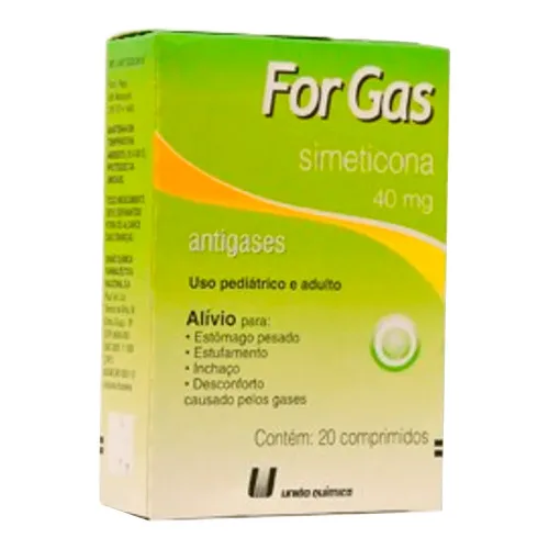 For Gas 40 Mg 20 Comprimidos União Química Similar - WONDERFULITEMS - Farmácia