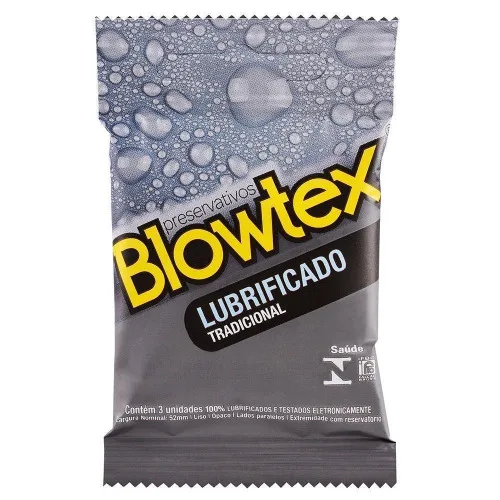 Preservativo Lubrificado Sc/3 Unidade Blowtex - BLOWTEX - Farmácia