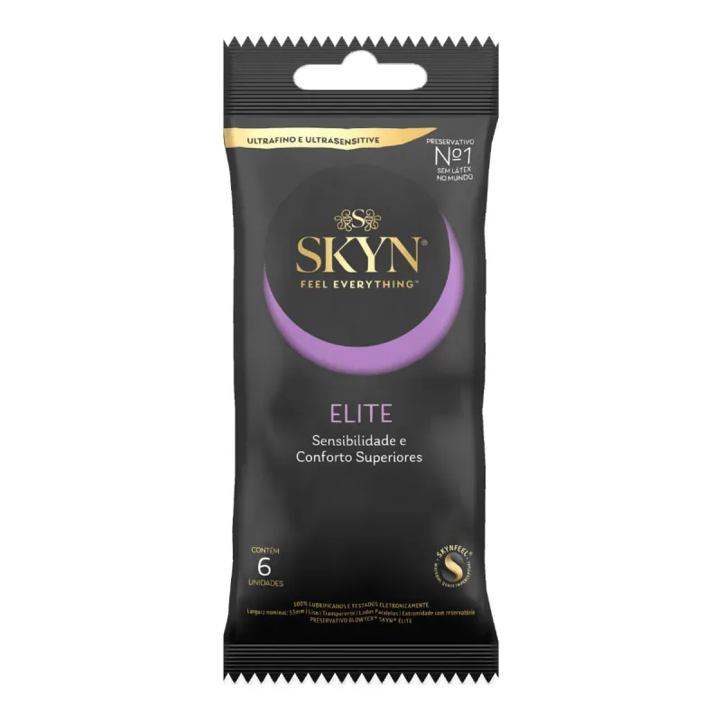 Preservativo Skyn Elite 6 Unidades - Skyn - Camisinha