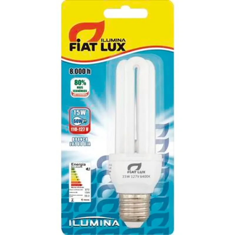 Lâmpada Elétrica Fiat Lux 15W 127V 3U un