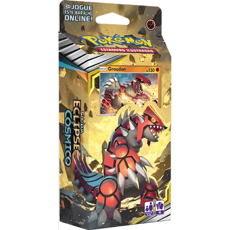 Jogo de Cartas e Baralho Sol Lua 12 - Eclipse Cósmico 60 cartas Copag Pokémon