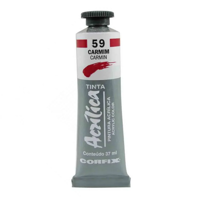 Tinta Acrilica Corfix 59 Carmim 37ml
